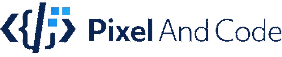 Pixel and Code logo